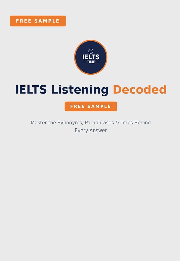 IELTS Listening Decoded – Free Sample